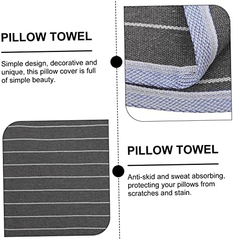 2pcs Anti-Skid Breathable Pillow Protection Towel