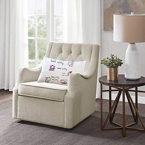 EKOBLA Funny Cat Throw Pillow Cover 20x30 Inch