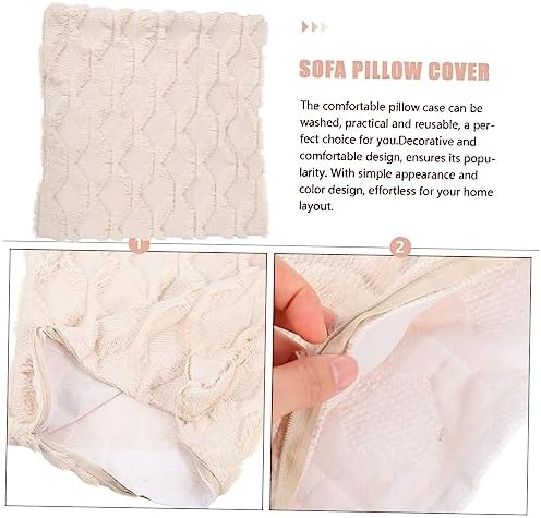 ULDIGI 1 Piece Comfortable Lint Throw Pillow Cover 1