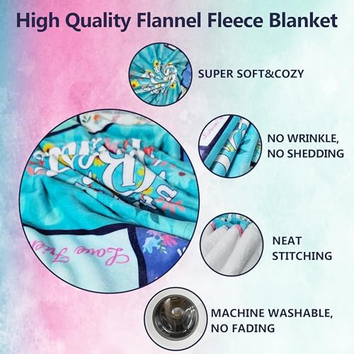 Best Friend Blanket - 60X50 Flannel Throw for Birthday Mothers Day