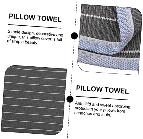 ETHZZLE 2pcs Breathable Pillow Covers - Anti-Skid Travel Protectors