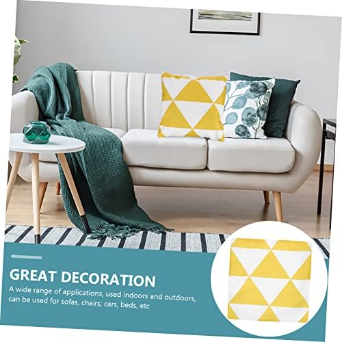MAGICLULU Geometric Pillowcase for Car Decor Yellow