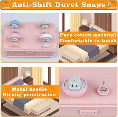 20Pcs Duvet Clips for Covers Quilts Curtains