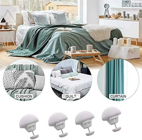 Tvoip 16 Pcs Duvet Clips Set with Buttons