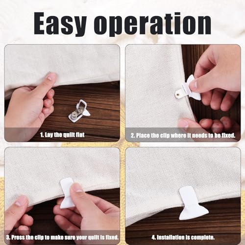 11pcs Duvet Clips for Comforter Fixing