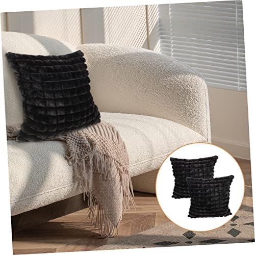 Homoyoyo 2pcs Plush Throw Pillow Covers