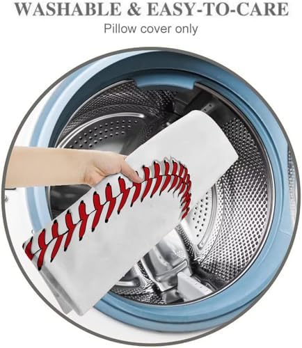 DINJUNA Sports Themed Body Pillow Cover 20x54 1