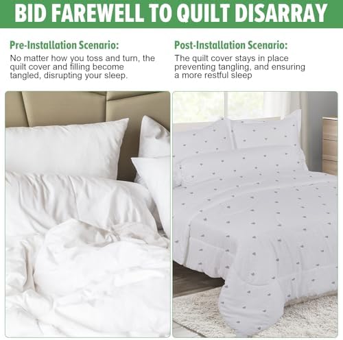 16 Pack Duvet Clips for Comforter Fastening 1