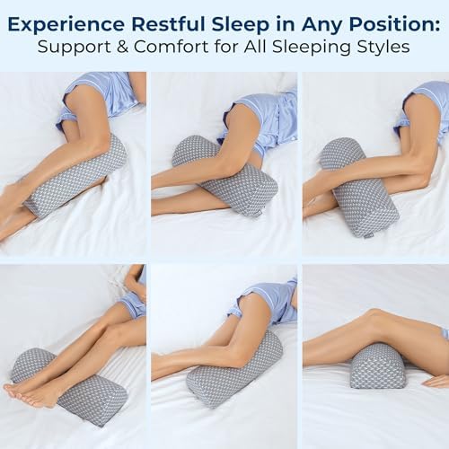 5 STARS UNITED Knee Pillow Memory Foam Back Sleep Support