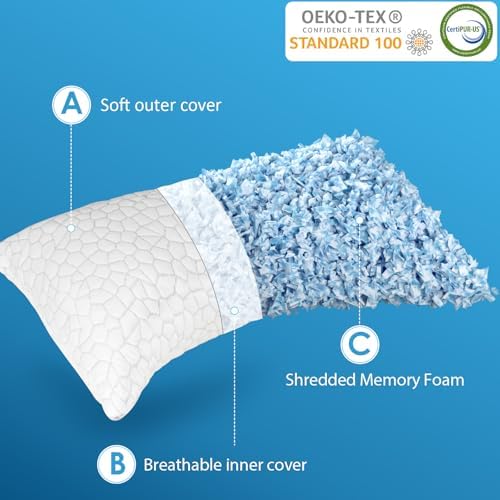 SUPA MODERN Cooling Pillows for Side Sleepers 2 Pack