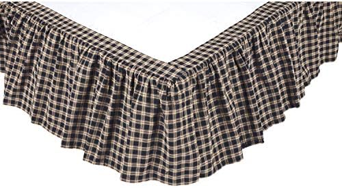 VHC Brands Americana Bingham Star Bed Skirt Twin