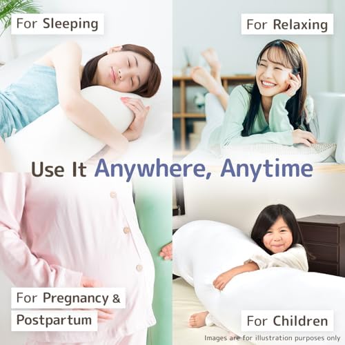 Comodo Body Pillow Made in Japan - 63 x 20 inch