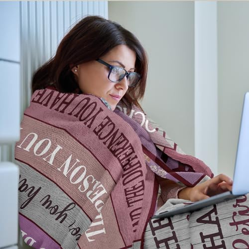 Kazdan Retirement Gift Blanket 50x60 for Women