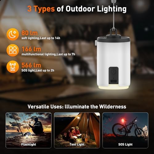 WhiteUniQoon Air Pump for Inflatables with LED Light and Rechargeable Battery