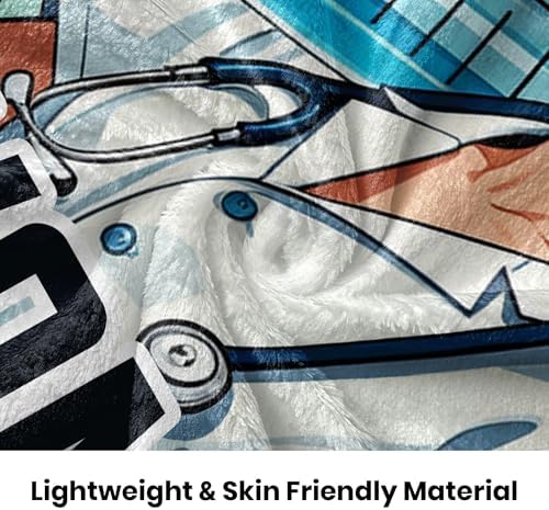 CMAJZIN Nurse Blanket 60x50 Flannel Gift
