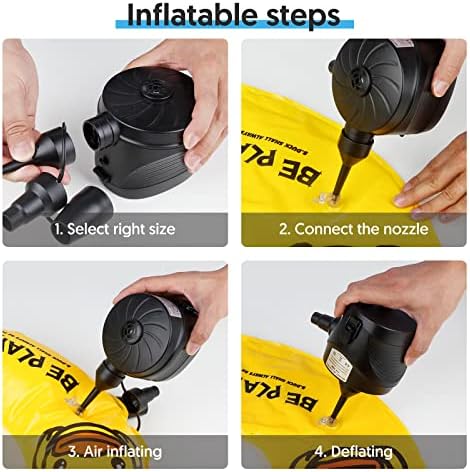 HUGERSTONE Electric Air Pump for Mattress and Inflatable Toys