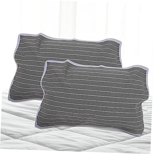 ETHZZLE 2pcs Breathable Pillow Covers - Anti-Skid Travel Protectors