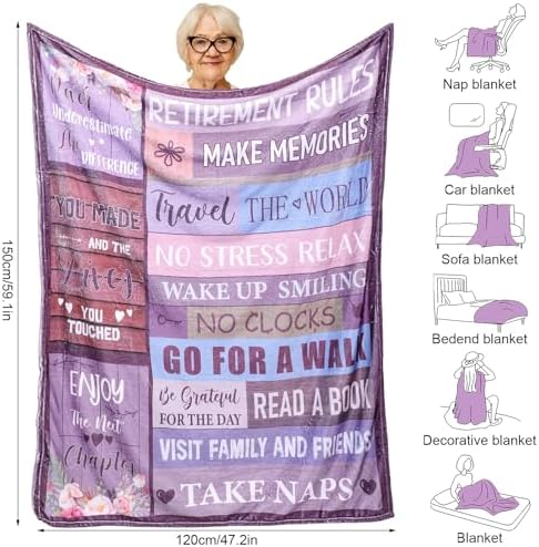 Marsui 6 Pcs Retirement Gift Basket for Women 1