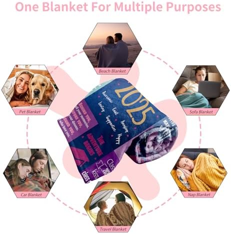 2025 Graduation Throw Blanket for Her Him 1