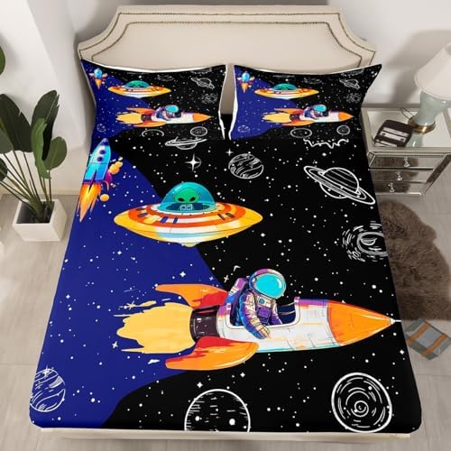 Castle Fairy Astronaut Sheet Set Twin Size 1 Pillowcase