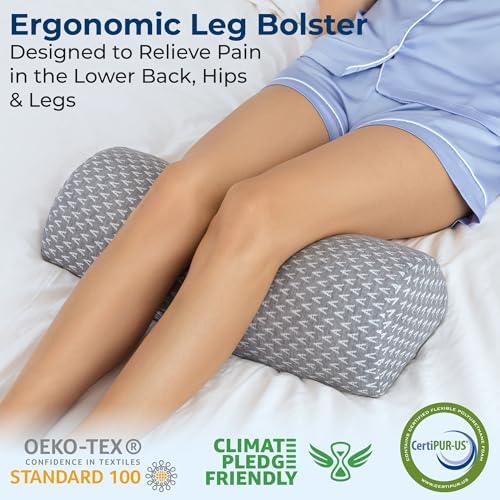 5 STARS UNITED Knee Pillow Memory Foam Back Sleep Support
