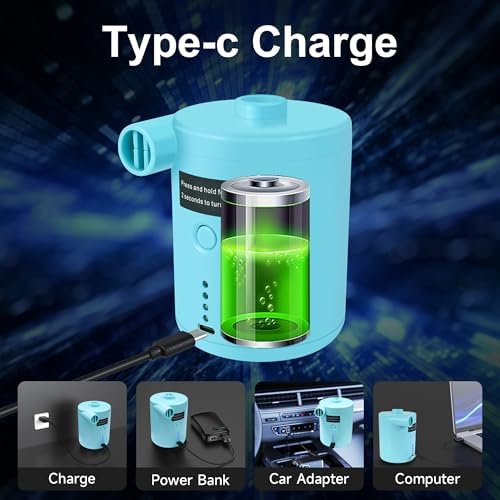TechShare Air Mattress Pump for Inflatables and Outdoor Use