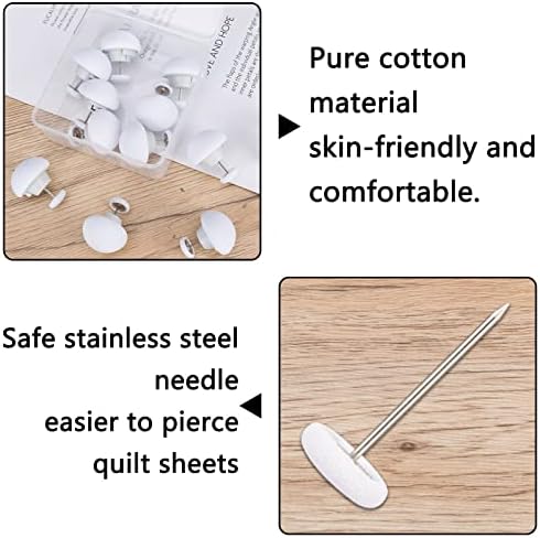 Potanro 16 Pcs White Duvet Clips Reusable 1