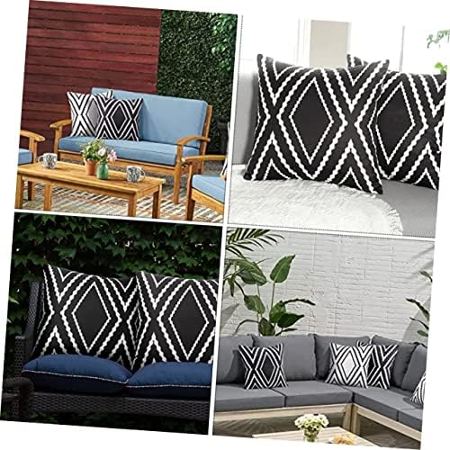 PRETYZOOM Waterproof Pillowcase 45x45cm Geometric Design