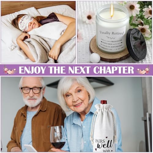 Marsui 6 Pcs Retirement Gift Basket for Women 1