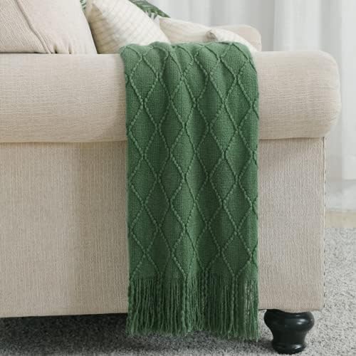BOURINA Green Throw Blanket 50x60 Inches 1