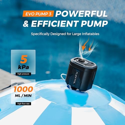 FLEXTAILGEAR 5KPa Air Mattress Pump with 5 Nozzles 1