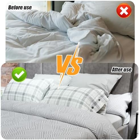 Gosknor 20pcs Duvet Snaps for Secure Comforter Fastening