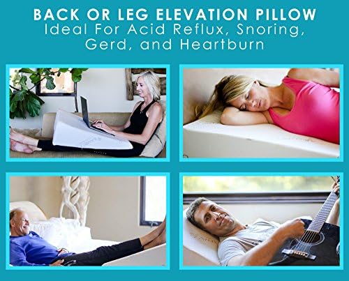 75 Inch Bed Wedge Pillow for Acid Reflux and Snoring
