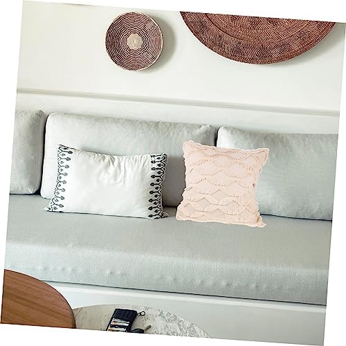 JEWEDECO Plush Throw Pillow Cover for Sofa and Home