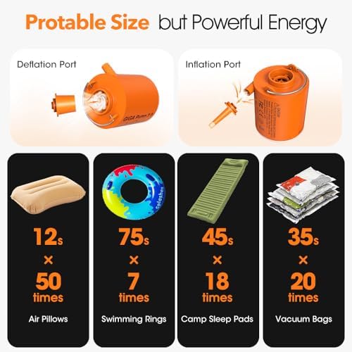 GIGA PUMP 20 Rechargeable Air Pump with Lantern