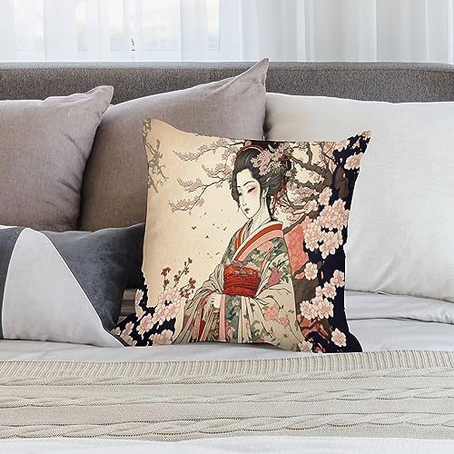 LOMADIA 18x18 Inch Polyester Pillow Covers Set of 2
