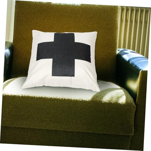 SEWOART Square Cross Pattern Pillowcase Decorative Cover