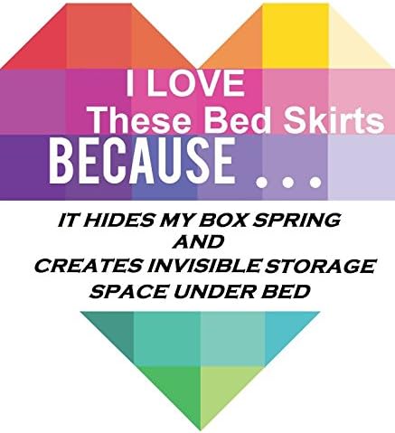 Elegant Comfort Premium Microfiber Bed Skirt - 15inch Drop Twin Red