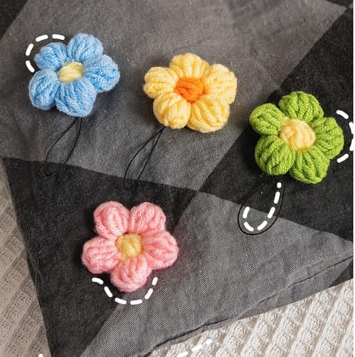 CozyCove 8-Piece Duvet Clips with Flower Design Yellow