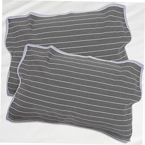 2pcs Anti-Skid Breathable Pillow Protection Towel