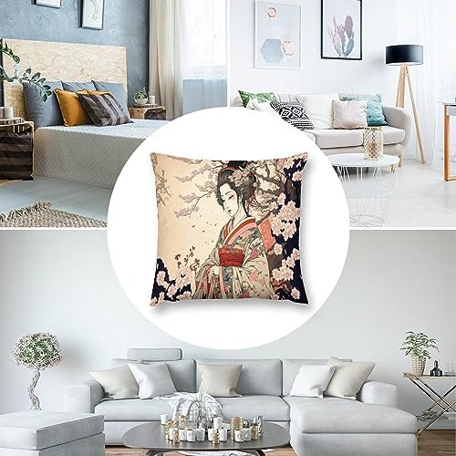 LOMADIA 18x18 Inch Polyester Pillow Covers Set of 2