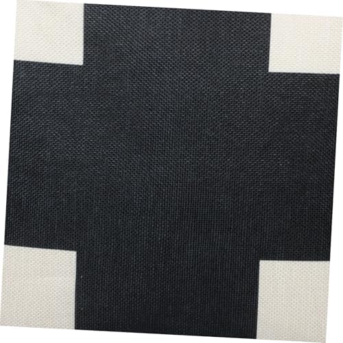 PRETYZOOM Square Cross Pillowcase Decorative Cover