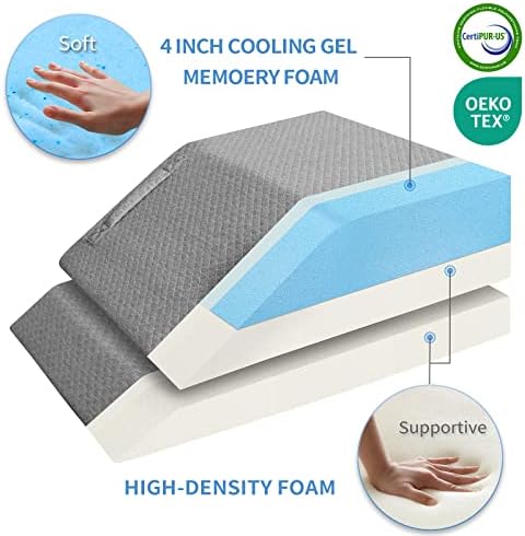 Adjustable Leg Elevation Pillow for Swelling Relief and Comfort