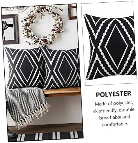 PRETYZOOK Geometric Throw Pillow Covers for Home Decor
