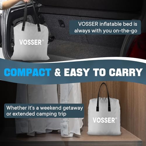VOSSER Twin Air Mattress with Built-in Pump