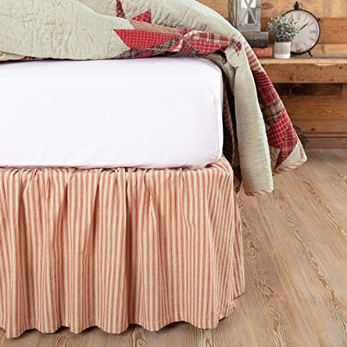 VHC Brands Cotton Farmhouse Bed Skirt King Size