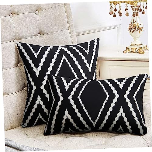 PRETYZOOK Geometric Throw Pillow Covers for Home Decor