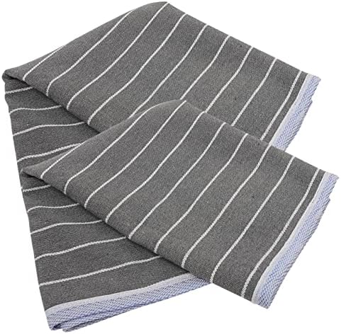 VALICLUD 2Pcs Gray Striped Pillow Protective Cover