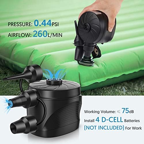 HUGERSTONE Electric Air Pump for Mattress and Inflatable Toys