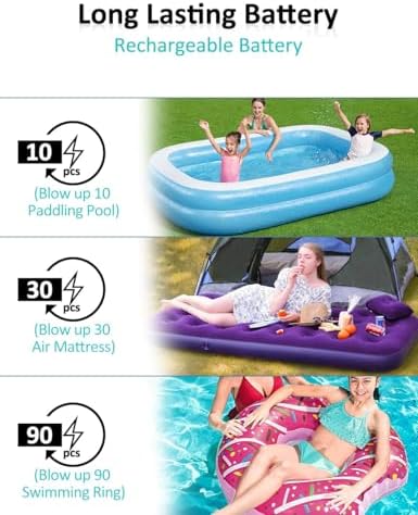 LIBERRWAY Cordless Air Pump for Inflatables